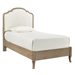 Provence Twin Upholstered Bed - Patine