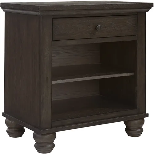 Cambridge 1 Drawer Nightstand - Cracked Pepper