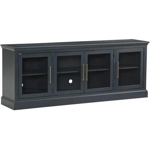 Byron 84" Console w/ 4 Doors - Malta Blue