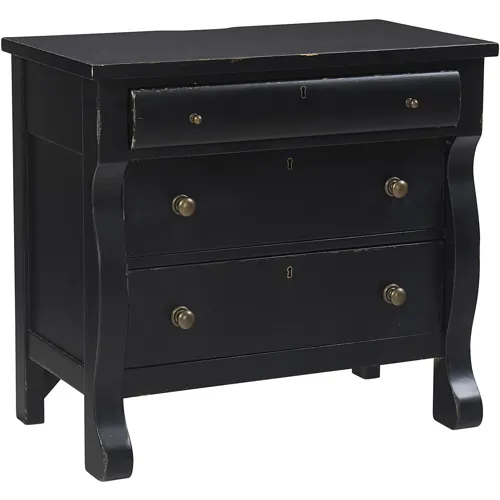 Caroline Liv360 Nightstand - Soft Black