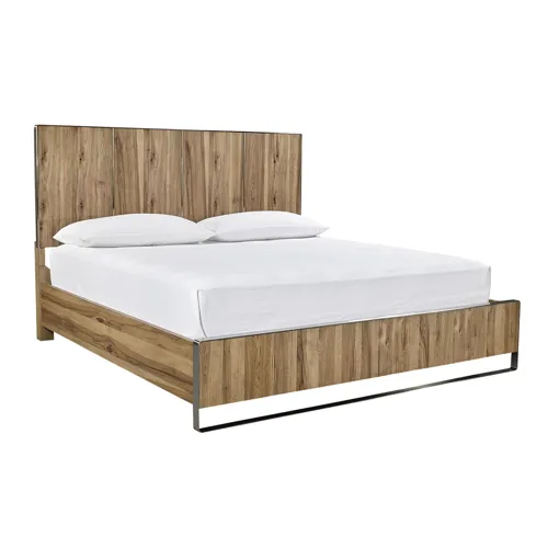 Paxton King Panel Bed - Fawn