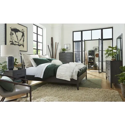 Preston 5 PC Queen Panel Bedroom Set - Urbane Grey