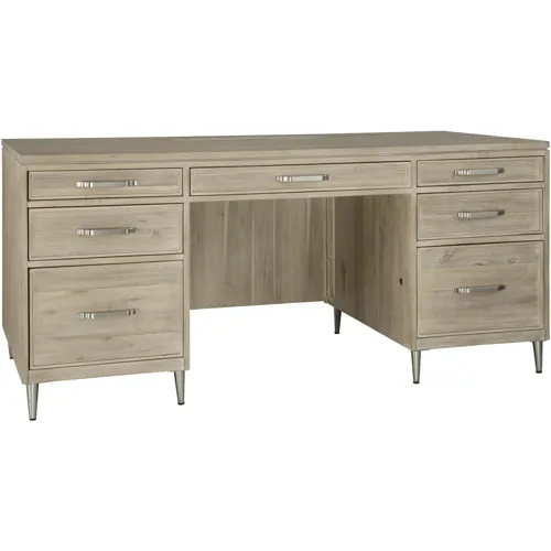 Maddox 66" Executive Desk - Biscotti