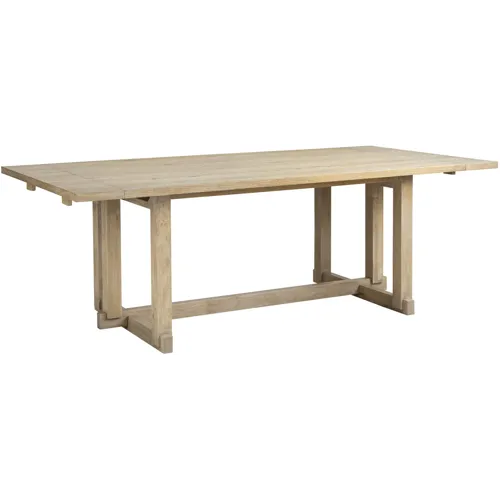 Modern Loft Extendable Trestle Dining Table