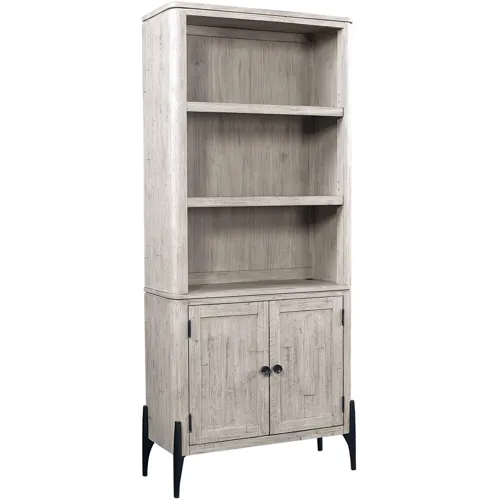 Zane Door Bookcase - Parchment