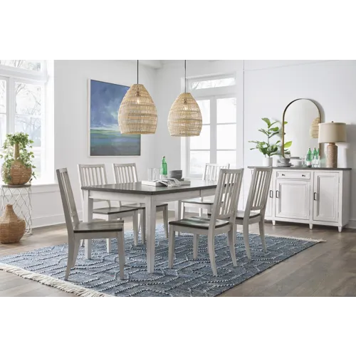 Caraway 7 PC Dining Set - Aged Ivory