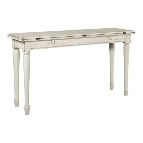 Radius Flip Top Sofa Table - Alabaster