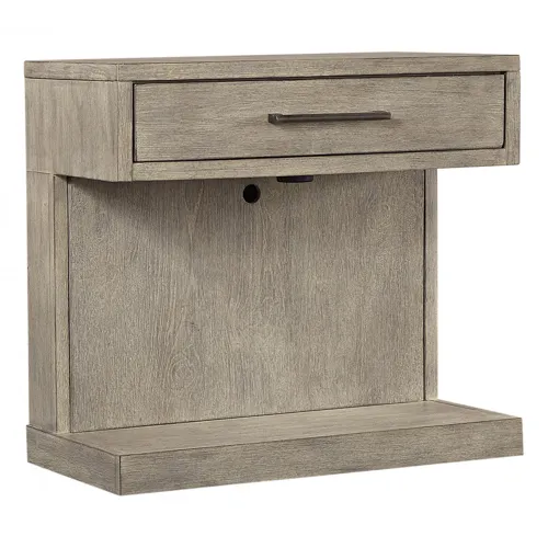 Platinum 1 Drawer Nightstand - Grey Linen