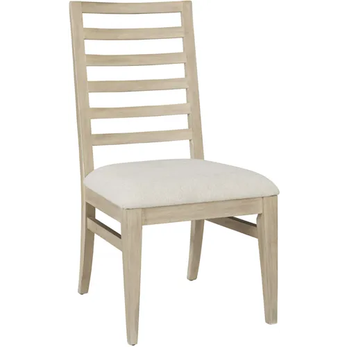 Maddox 	Dining Side Chair w/ Upholstered Seat - Biscotti
