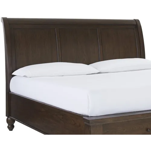 Cambridge King/Cal King Sleigh Headboard - Classic Cherry