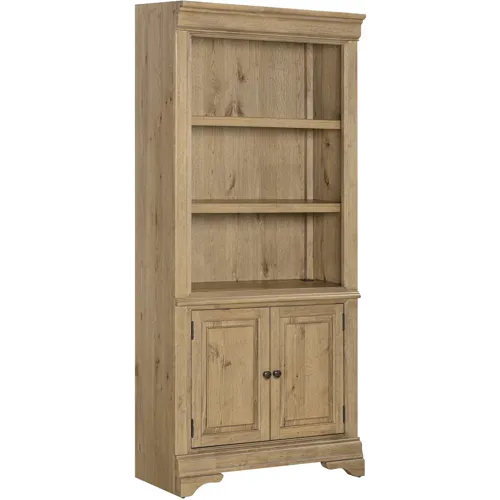 Chateau Philippe Door Bookcase - Cognac