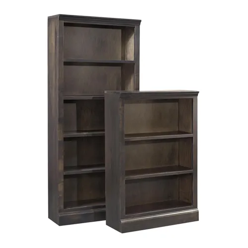 Churchill 	60" Bookcase w/ 3 fixed shelves - Ghost Black