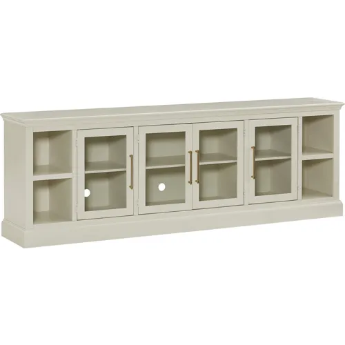 Byron  98" Console w/ 4 Doors - White