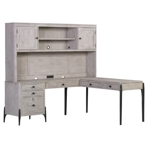 Zane 4 PC Desk Set - Parchment