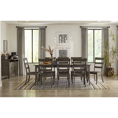 Blakely 9 PC Dining Set - Sable Brown