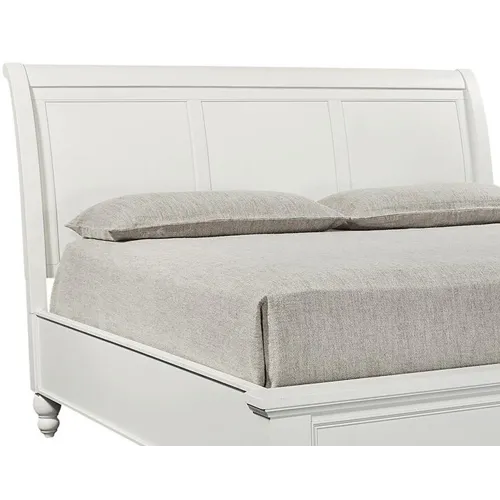 Cambridge King/Cal King Sleigh Headboard - White