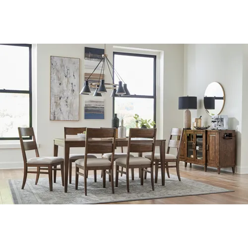Asher 7 PC Dining Set - Bungalow Brown