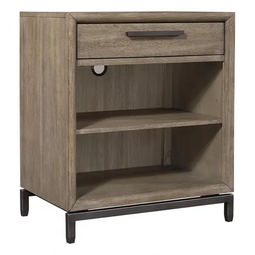Trellis 1 Drawer Nightstand - Desert Brown