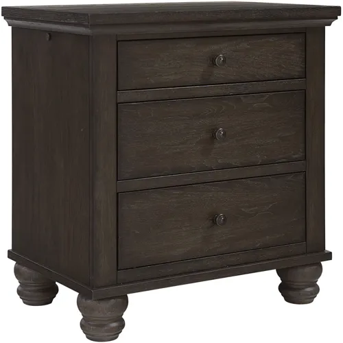 Cambridge LIV360 Nightstand - Cracked Pepper