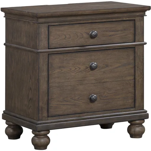 Oxford 2 Drawer Nighstand