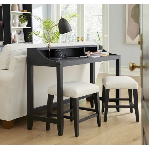 Camden Console Bar Table w/Stools
