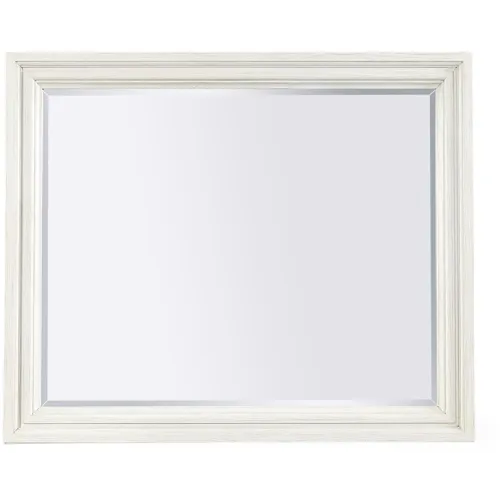 Caraway Landscape Mirror - Aged Ivory