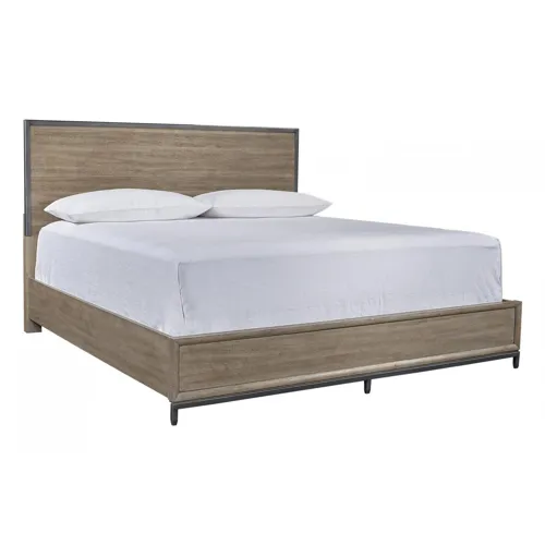 Trellis Queen Panel Bed - Desert Brown