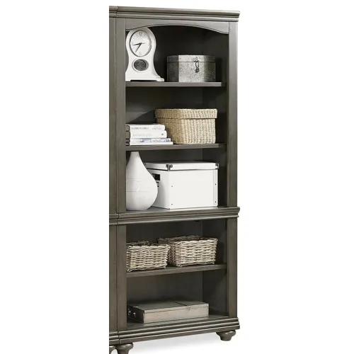 Oxford Open Bookcase - Peppercorn