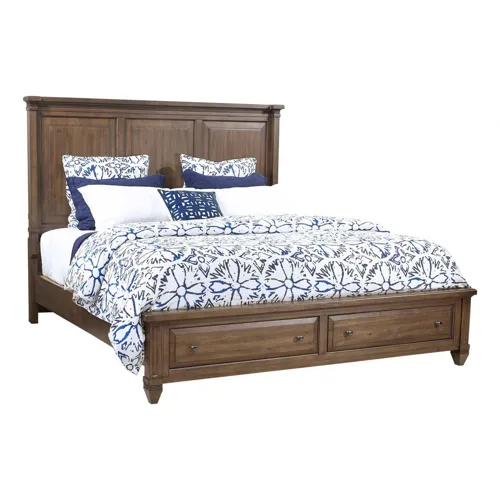 Thornton King Storage Bed - Sienna