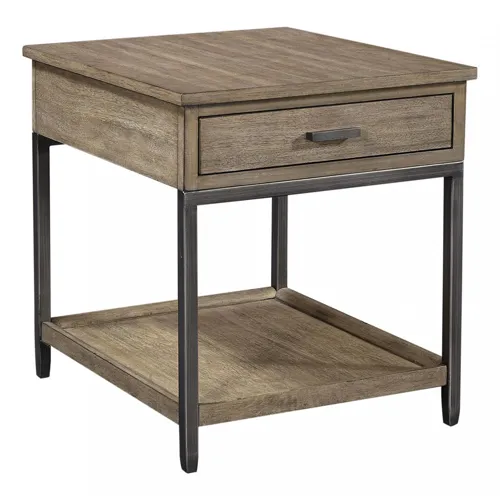 Trellis End Table - Desert Brown