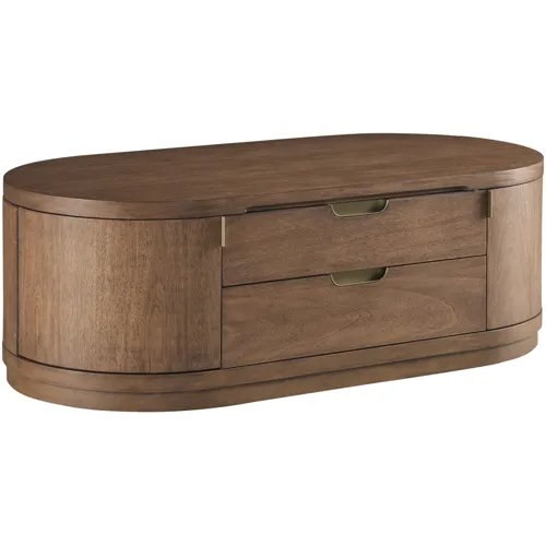 Caden Lift Top Cocktail Table - Spiced Caramel