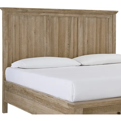 Cambridge Queen Framed Panel Headboard - Modern Khaki