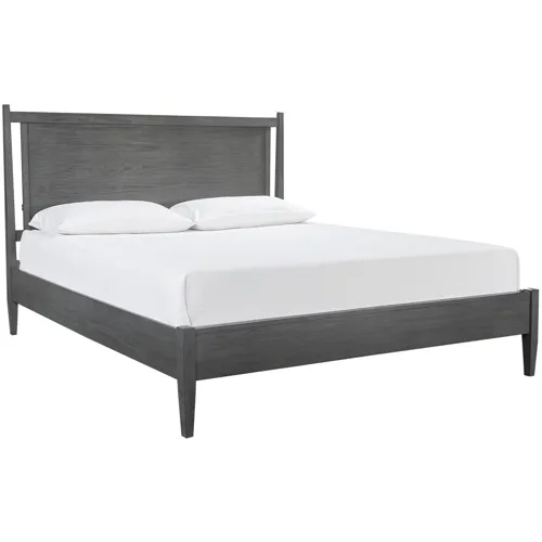 Preston King Panel Bed - Urbane Grey