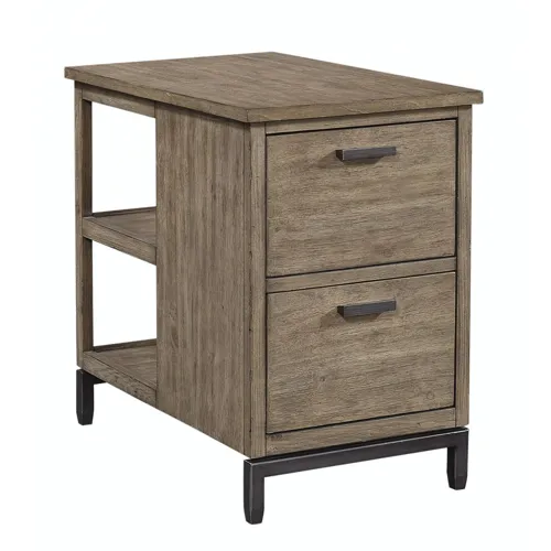 Trellis Chairside Table - Desert Brown