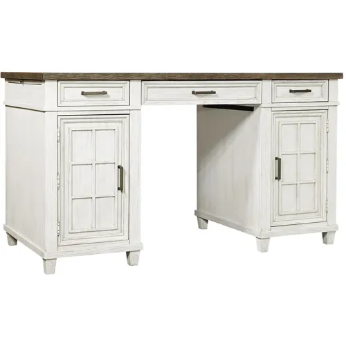 Caraway Crafting Desk - Aged Ivory