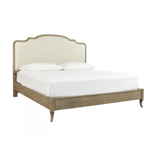 Provence Upholstered Non Storage Bed - Patine
