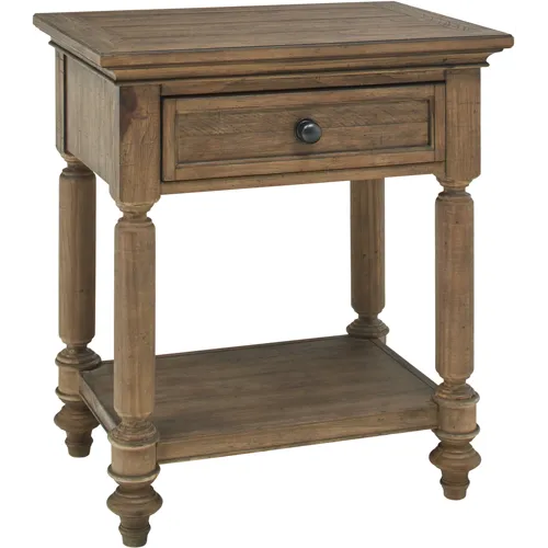 Hensley 1 Drawer Nightstand - Honey