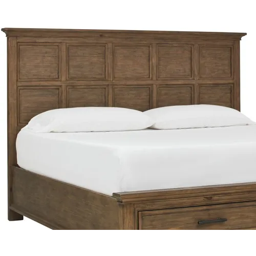 Hensley King Panel Headboard - Honey