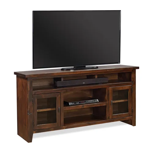 Alder Grove 65" Console w/ Doors - Tobacco