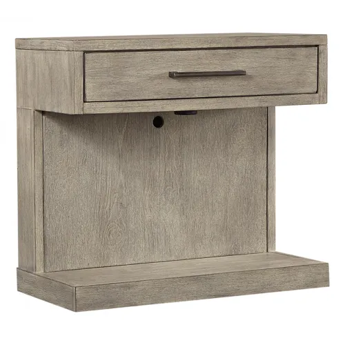 Platinum 1 Drawer Nightstand - Grey Linen