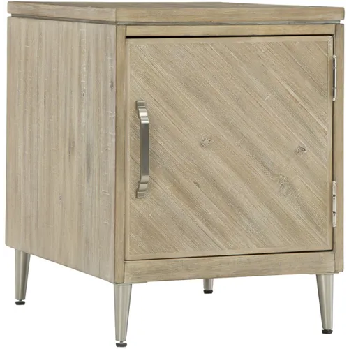 Maddox Chairside Table - Biscotti