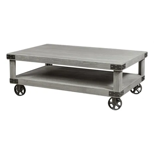 Industrial Cocktail Table - Lighthouse Grey