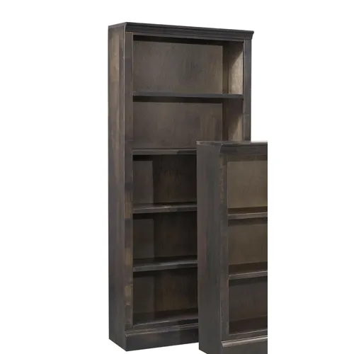 Churchill 72" Bookcase w/ 4 Fixed Shelves - Ghost Black