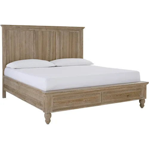 Cambridge Queen Panel Bed - Modern Khaki