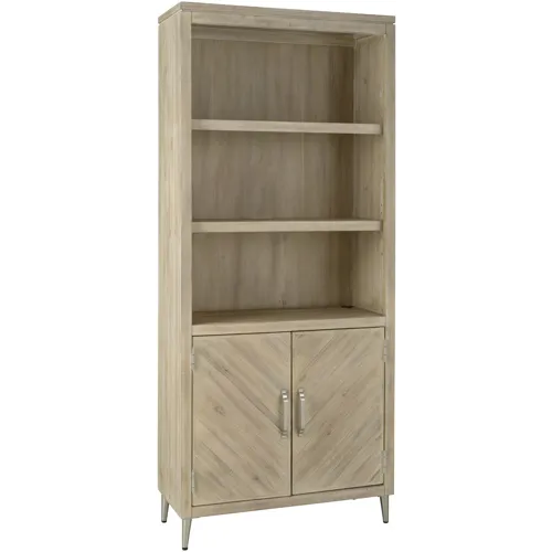 Maddox Door Bookcase - Biscotti