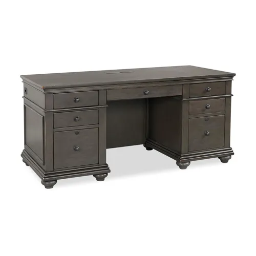 Oxford Peppercorn 66" Executive Desk