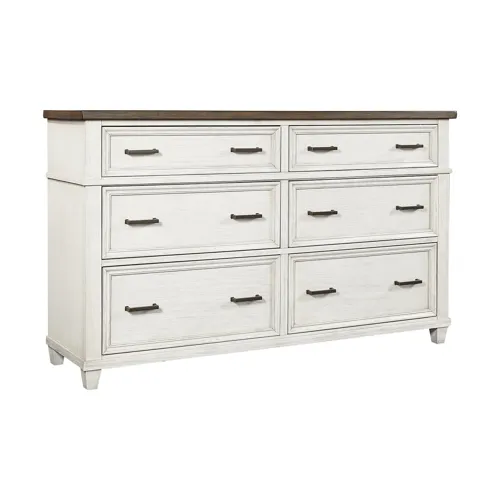 Caraway Dresser - Aged Ivory