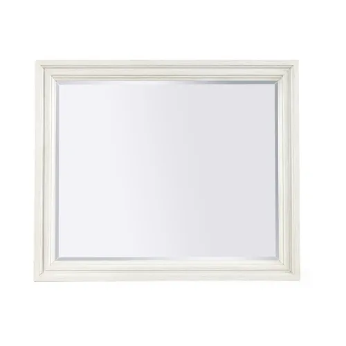 Caraway Landscape Mirror - Aged Ivory