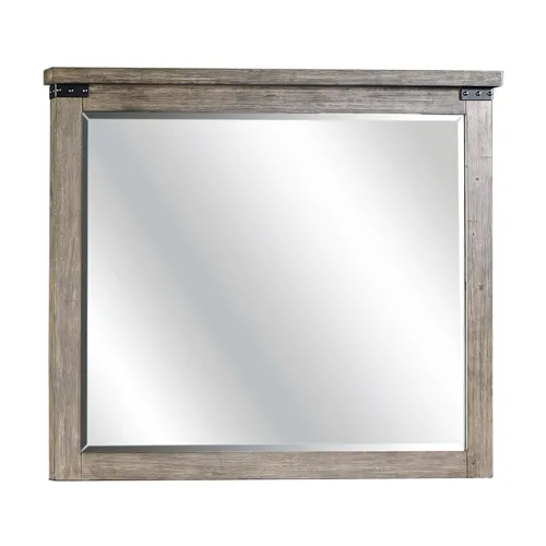 Tucker Landscape Mirror - Stone