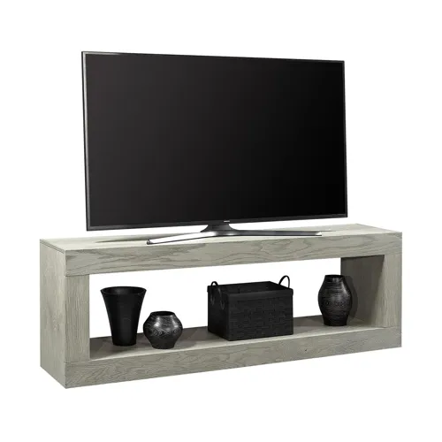 Nova Oak Heather Gray 74" Open Console